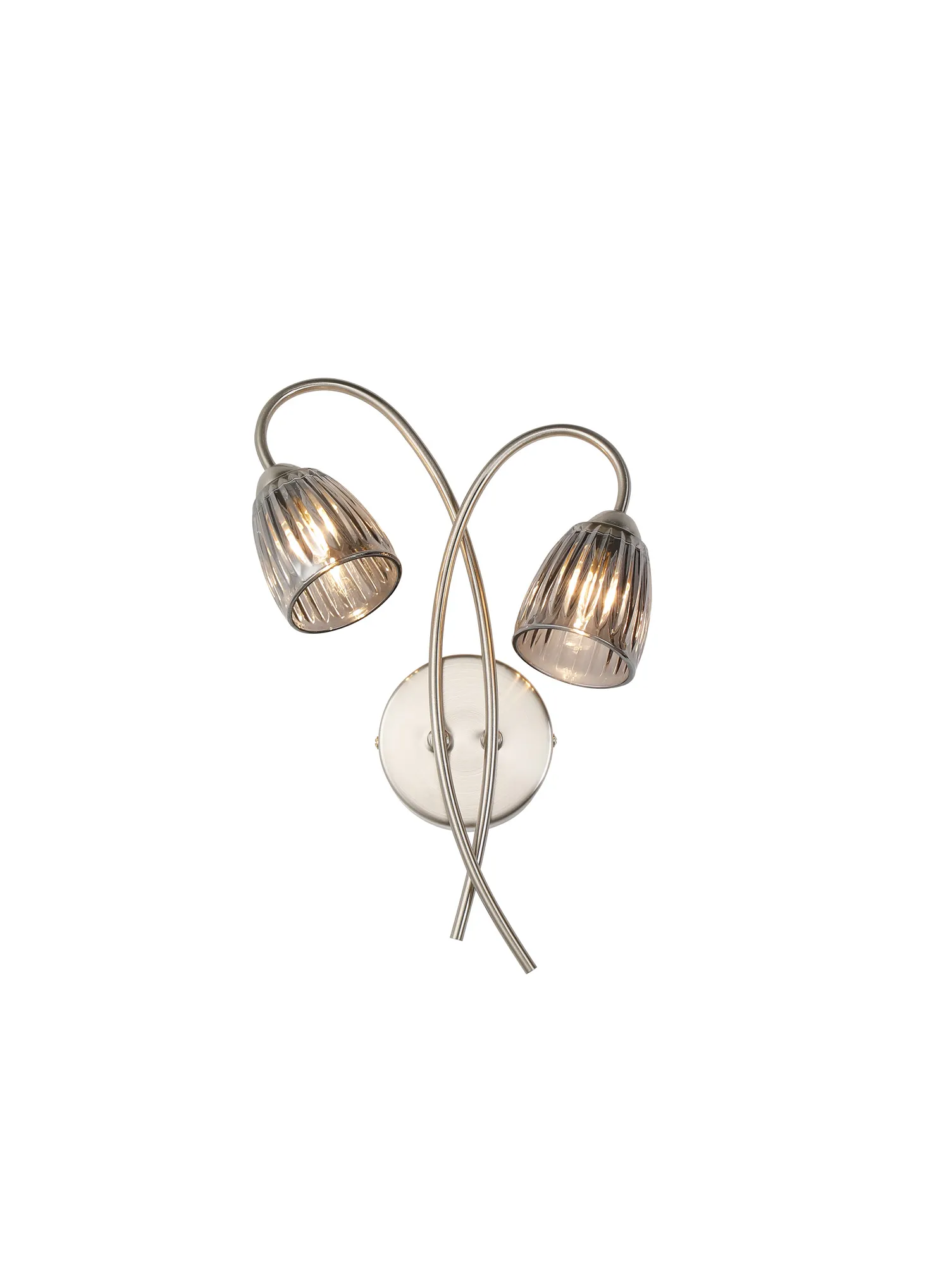 D0850SN  Connie Wall Light 2 Light Satin NIckel